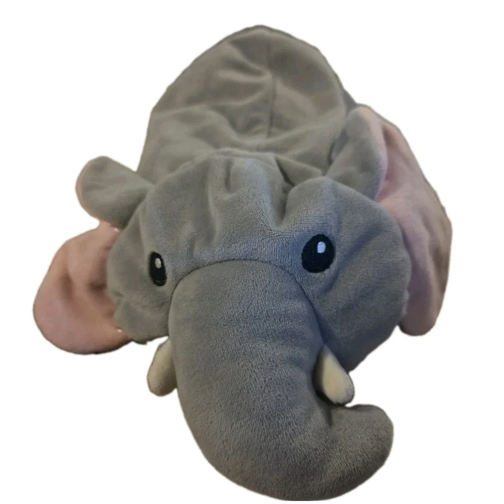 Necknapperz Elephant Grey. 12 Inches. Excellent. Zipper.